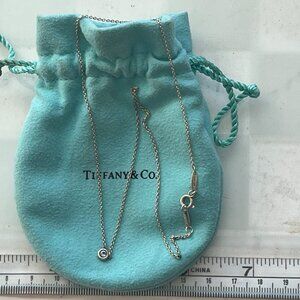 Tiffany Colour By The Yarn Silver and Aquamarine Pendant